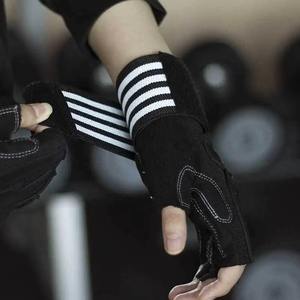 Gants d'entraînement respirants en maille Spandex Mix pour la musculation Fitness Gym Training-Gants en cuir pour hommes et femmes - Product Image 4