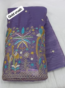 Tissu doré doux pour déguisements, lehenga, kurti, tissu de la meilleure qualité - Product Image 6