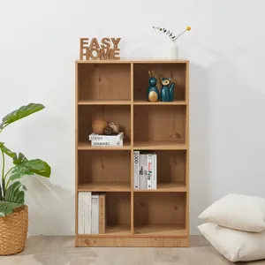 8-Grid Book Shelf Organizer Rack Book Open Shelf <b>Bookcase</b> - Product Image 2