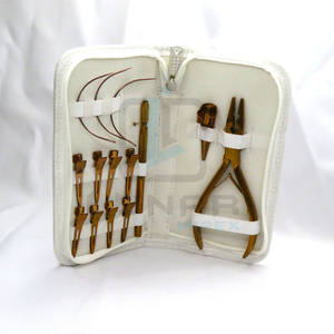 Kit de herramientas de alicates de extensión de cabello de plasma de oro rosa de alta calidad de bajo precio con etiquetado de marca personalizado - Product Image 5