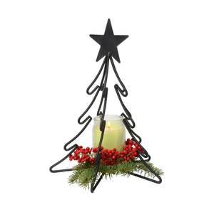 Nuevo árbol de Navidad decorativo de hierro forjado para colgar y decorar mesas, ideal para hoteles, fiestas, hogares y jardines, en grandes cantidades. - Product Image 1