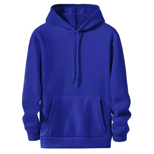 Sudadera con Capucha de Lana Cálida para Invierno, Estilo Urbano, Poliéster/Algodón Transpirable, Diseño Estampado Sólido, Talla Grande - Product Image 5