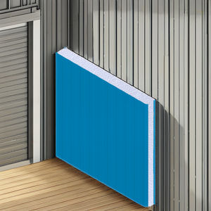 Panel Sándwich EPS PREXS para Paredes Internas, Revestimiento Metálico, Ecológico, Ligero, Bajo Costo, Solución de Instalación Rápida para Construcción Civil Prefabricada - Product Image 2