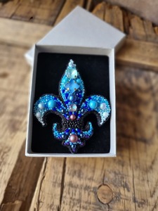 Stylish Seed Beaded Embroidered Alloy Keychains Women Fashionable Wine <b>Glass</b> Charm Bag Woven Technique Idea Style Durable - Product Image 4