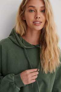 Sudadera con capucha lavada con ácido de gran tamaño para mujer, ropa de calle 100% de algodón pesado, sudaderas con capucha con hombros caídos para mujer, ropa OEM personalizada - Product Image 2