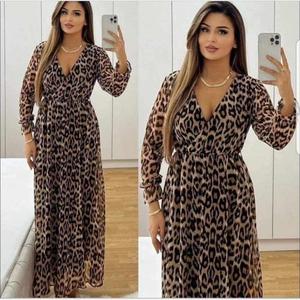 Abito in Chiffon a motivi floreali da donna