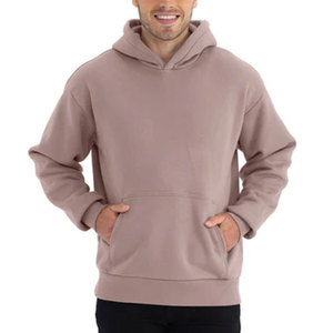 Alta calidad 420 GSM ESSENTIAL BLANKS - TAN Nueva mejor calidad Venta caliente logotipo personalizado Sudadera con capucha en blanco Sudaderas con capucha lisas para hombres - Product Image 1