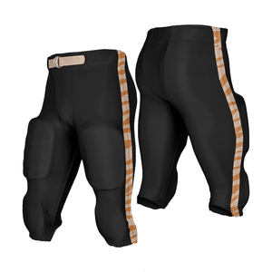 Pantalones integrados acolchados con faja de fútbol americano para entrenamiento, pantalones acolchados de fútbol americano completamente personalizados - Product Image 1