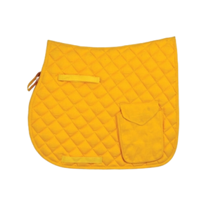 Top Level Premium Polyester Quilted <b>Horse</b> Saddle Pad with Pocket Wholesale Custom Manufacturer for Daily Riding and <b>Stable</b> Use - Product Image 1