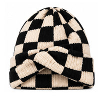 Bonnet en laine/coton jacquard personnalisable unisexe, qualité supérieure, fabrication usine, respirant, tendance, avec logo personnalisé