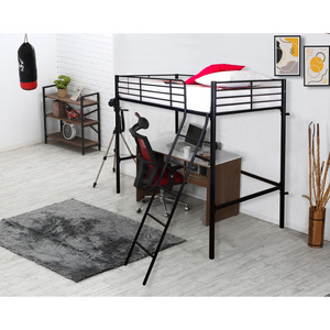 Clove <b>High</b> <b>Sleeper</b> Bunk Bed Convertible Modern Single <b>Double</b> Loft Bedroom Furniture Durable Foldable Adjustable for School Hotel - Product Image 2