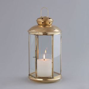 Galvanized <b>lantern</b> decorative <b>tea</b> <b>light</b> candle holder indoor and outdoor for Home decoration Hotel Restaurant wedding office - Product Image 5