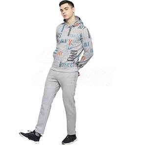 Nuevo diseño de los hombres 100% algodón chándal Casual con capucha Otoño Invierno desgaste patrón sólido impreso en venta al por mayor - Product Image 1