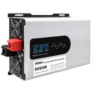 Inversor de Corriente de Onda Sinusoidal Pura HOULI 12V 230V para Auto, Inversor Solar de 6000W 5000W 4000W, Inversor 24V 48V 120V - Product Image 6