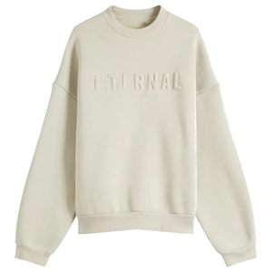 Pull-over décontracté confortable embossé sur mesure pour hommes Sweat-shirt ample à col rond et coupe carrée en polaire lourde - Product Image 5