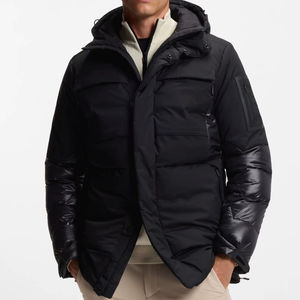 Chaqueta con capucha para hombre de marca privada diseñada para clima frío y exteriores Chaquetas de moda para hombre chaqueta de invierno - Product Image 1