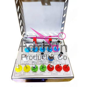 Kit de dissolvant d'implant dentaire Lot de 18 pièces de tréphine longue, enlèvement d'os, clé de 4mm - Product Image 5