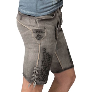 Shorts en Lederhosen traditionnels bavarois de haute qualité pour hommes, brodés sur mesure, motif vintage uni, nouveaux shorts - Product Image 4