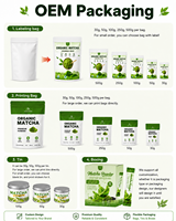 Poudre de Matcha Biologique, Poudre de Thé Vert Naturel, Ingrédient en Vrac Certifié Qualité Alimentaire pour les Marques de Boissons, Nutrition et Bien-être