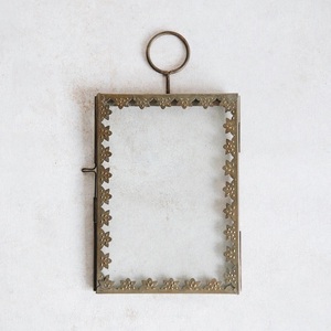 Square Wood Photo <b>Frame</b> Black Border <b>White</b> Mat Gold Inner <b>Frame</b> Modern Wall Decor - Product Image 5
