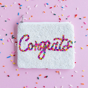 Haute qualité Cowboy perlé pochette bleu Orange blanc couleur Mini porte-monnaie fermeture à glissière fabriqué à la main accessoire de mode occidentale - Product Image 5