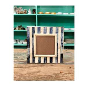 Latest Square Resin Bone Inlay Customized Color Durable Modern Home Decor <b>Gift</b> Idea <b>Photo</b> <b>Frame</b> Wall Accessories - Product Image 4