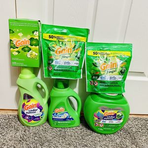 Détergent à lessive liquide Gain, parfum original, 64 lessives, 92 floz - Product Image 1