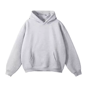 Custom Logo Men's Heavy Weight Oversized Hoodies & Sweatshirts 100% Organic Cotton <b>Thick</b> <b>Fleece</b> for Winter - Product Image 1