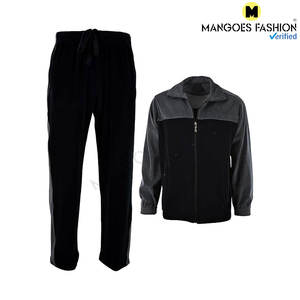 Conjuntos Deportivos Unisex de Alta Calidad en Terciopelo, 100% Poliéster, Felpa Transpirable, Chaqueta con Cremallera Completa, Pantalones con Bolsillos, Estilo Casual para Invierno - Product Image 2