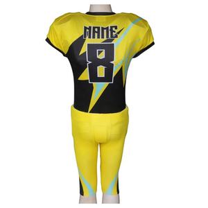 Custom Made Sublimation Printed Short Sleeve American <b>Football</b> Jersey Uniform for Men with Customizable Design - Product Image 4