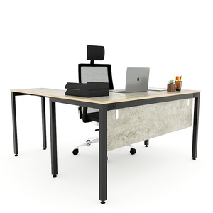 Uconcept HBUC049 L-Shaped Minimalist Office <b>Desk</b> 140cm Main Tabletop with MDF for Hospital Use - Product Image 6