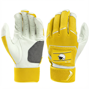 Prix de gros en vrac Gants de frappe de baseball personnalisés en cuir synthétique Paume Contrôle maximal Respirant Gants de frappe de softball - Product Image 2