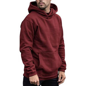 Sweat à capuche surdimensionné de style marron, marron personnalisé, vente chaude, marque privée, polaire, marque privée, sweat à capuche avec poche kangourou - Product Image 1