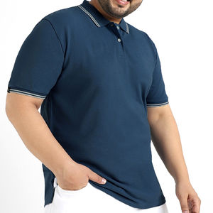 Polo personalizado con tu propio logotipo, material de algodón de talla grande, Polo de calidad superior de talla grande para hombre a precio barato - Product Image 3