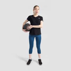เสื้อยืดออกกำลังกายผ้าเจอร์ซีย์สีดำ Sculp Core - Product Image 4