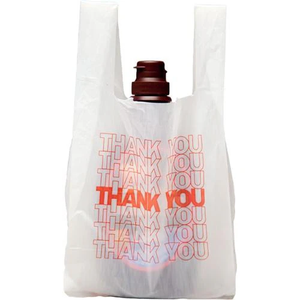 Bolsas personalizables de plástico biodegradable OXO + PLA para camisetas, bolsas de HDPE con asa de sellado térmico para embalaje - Product Image 4