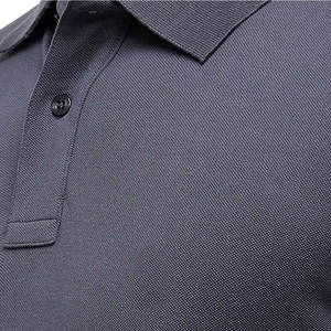 T-shirts respirants à motif uni pour hommes, impression de logo personnalisée, design élégant, tissu polyester/coton écologique, séchage rapide - Product Image 4