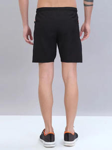 กางเกงออกกำลังกายขาสั้นสำหรับผู้ชายกางเกงขาสั้นเนื้อผ้าสแปนเด็กซ์90% มีกระเป๋ามีซิปสำหรับออกกำลังกายเล่นฟิตเนสวิ่งออกกำลังกายในยิมของผู้ชาย - Product Image 4