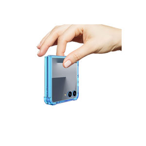 Coque transparente antichoc en silicone pour Galaxy Z Flip 7, étui pliable premium, styles givrés en verre intégral, 14 Plus 5G Google - Product Image 3