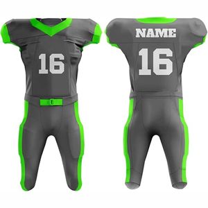 Maillot de football américain de qualité supérieure, respirant, à manches courtes, vente chaude, uniforme sublimé - Product Image 1