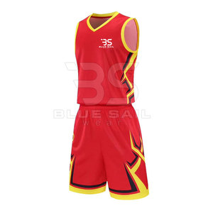 Ensemble maillot et short d'uniforme de basket-ball léger tissu respirant pour la formation d'équipe uniforme de basket-ball professionnel - Product Image 1