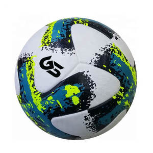 Balón de fútbol de PVC personalizado de alta calidad, balón de fútbol cosido a máquina con logotipo personalizado, tamaño estándar para premios de fábrica - Product Image 3