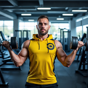 Sudadera con capucha de verano para hombre, ropa de entrenamiento para correr, sudaderas sin mangas, ajuste Regular, secado rápido, transpirable - Product Image 5