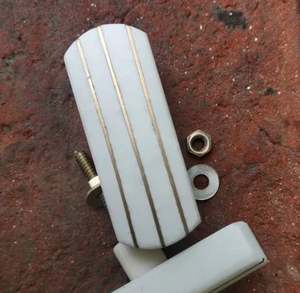 Perilla de gabinete de mármol blanco con base de latón, herrajes decorativos hechos a mano para gabinetes, cajones, decoración única para el hogar de Artisan Craft - Product Image 6