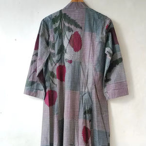 Floral Block Print Cotton <b>Velvet</b> Summer <b>Dress</b> Lightweight Boho Mini Handmade Casual Natural Waist Washable Outfit <b>for</b> <b>Women</b> - Product Image 1