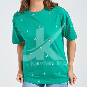 Camisetas bordadas personalizadas para mujer: calidad superior, bordado personalizado, perfecto para moda informal, marca corporativa - Product Image 1