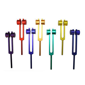 Juego de diapasones de 7 piezas de aleación de aluminio-128HZ 256HZ 512HZ 1024HZ 2048HZ - ENT Chakra diapasones - Product Image 2