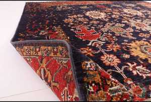 NOEUD RUG 100% Laine Haute Qualité Moderne Brodé Tribal Abstrait Tapis 5x8 Taille pour Maison Hôtels Salon Restaurants - Product Image 2