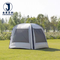 Tente de camping gonflable portable, imperméable, anti-UV, écologique, en PVC Oxford, quatre saisons, une chambre et un salon