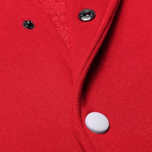 Vestes de baseball universitaire avec logo personnalisé pour hommes, vestes universitaires unies en gros, tissu en toile, style universitaire et universitaire - Product Image 6